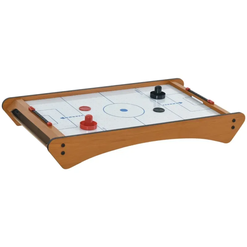  2.5ft Portable Tabletop Air Hockey Game Table with Scoreboard