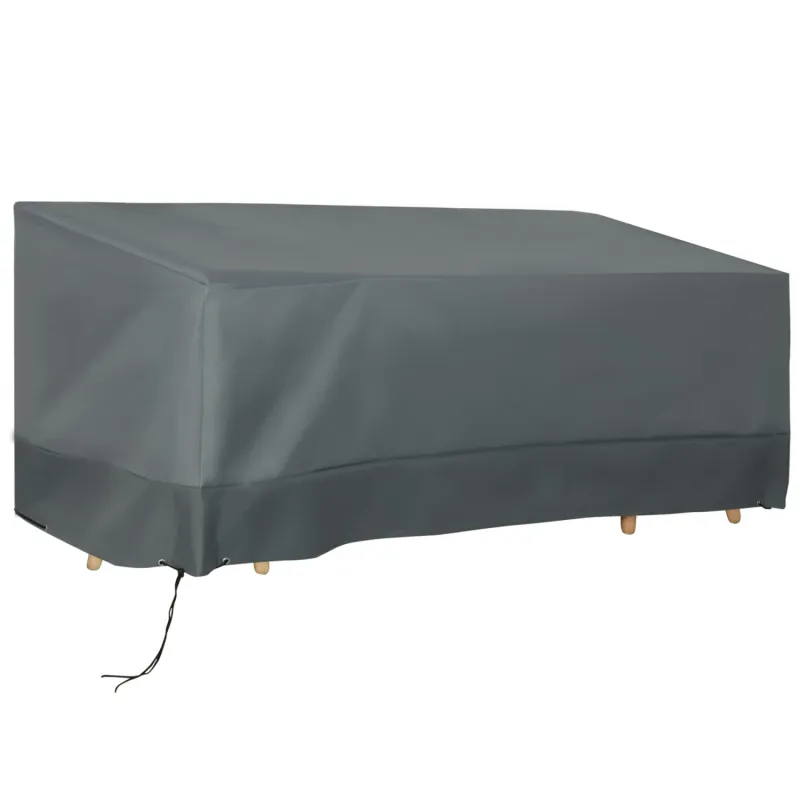  190cm 3-Seater Garden Sofa Cover, Waterproof 600D Oxford Fabric