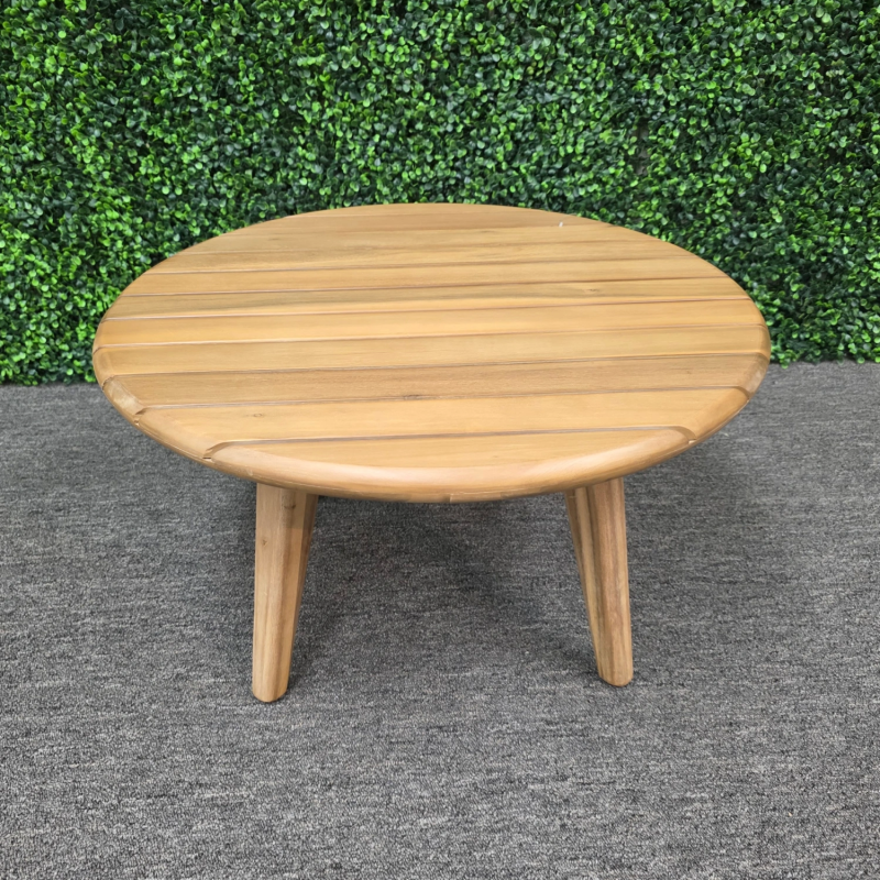 Solara Solid Wood Side Table, 45cm, with Compact Design