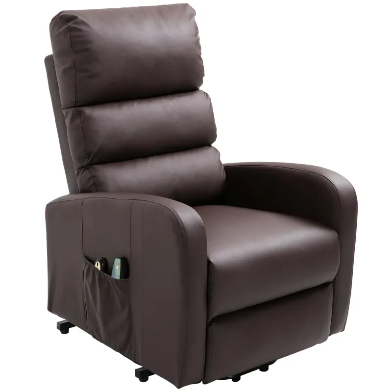 Faux Leather Electric Power Lift Massage Recliner Chair with Heat
