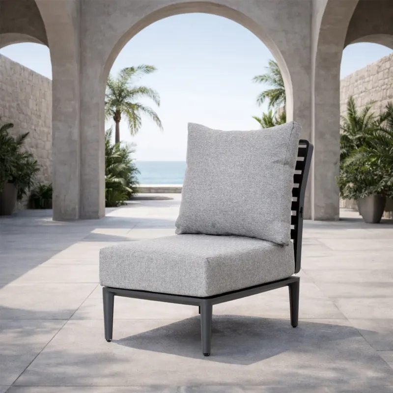 Aurel Aluminium Modular Outdoor Middle Sofa