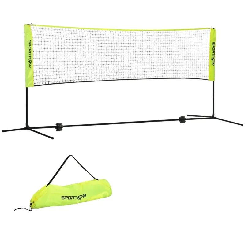 3m Height-Adjustable Portable Multi-Sport Net for Badminton, Tennis and Pickleball