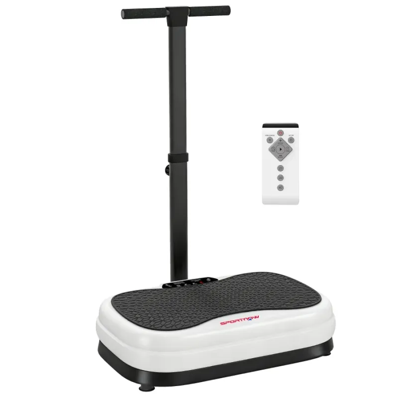 SPORTNOW Vibration Plate with Adjustable Removable Handle and 50 Speeds