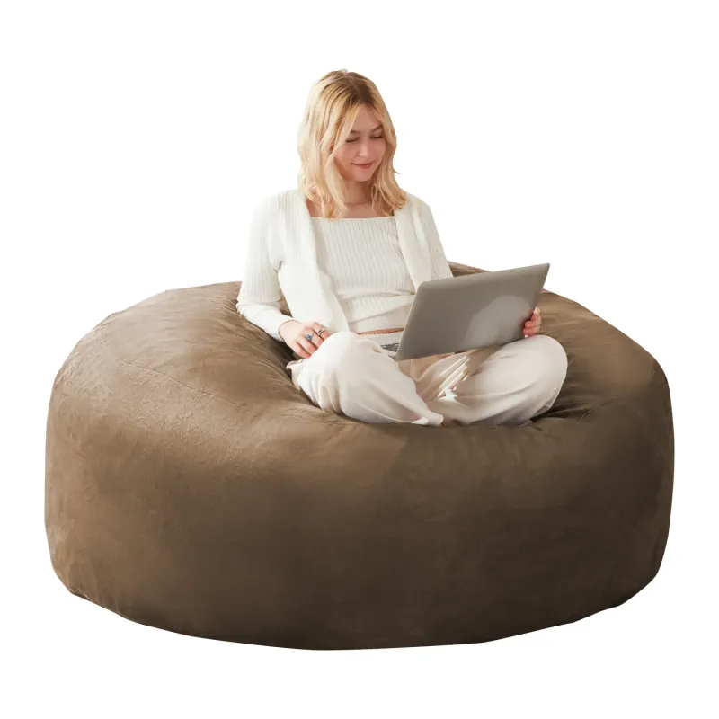 5ft Bean Bag Sofa Chair - Ultra-Soft Lounger and Guest Bed