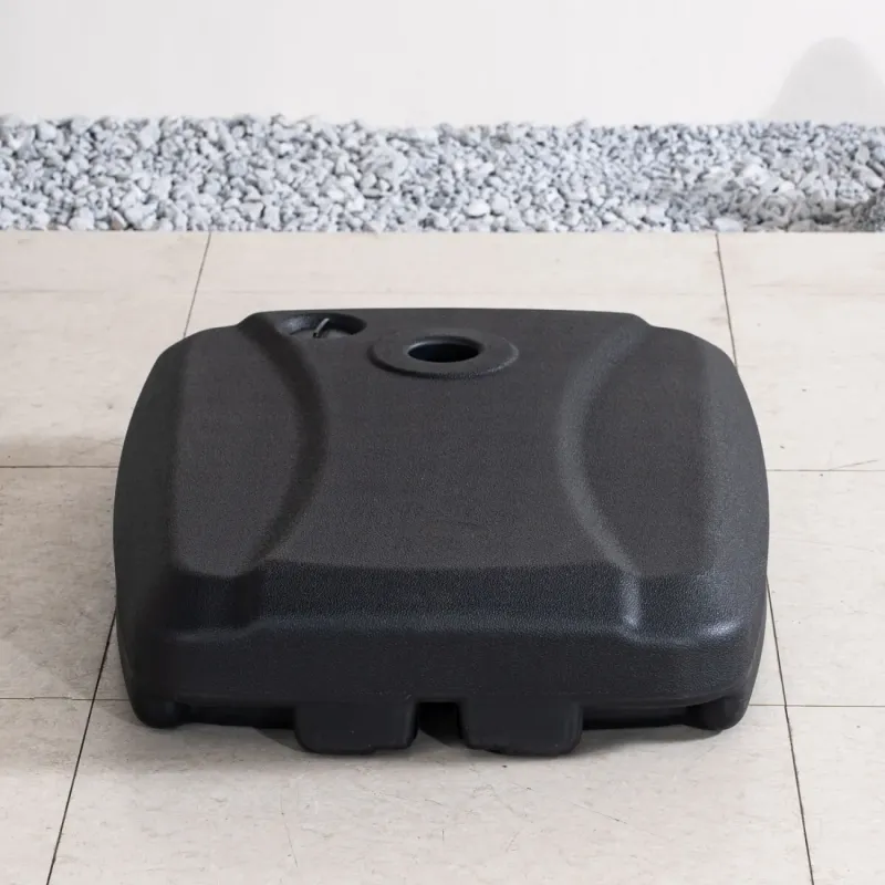 Heavy Duty Fillable Cantilever Parasol Base with Wheels - 60kg Capacity